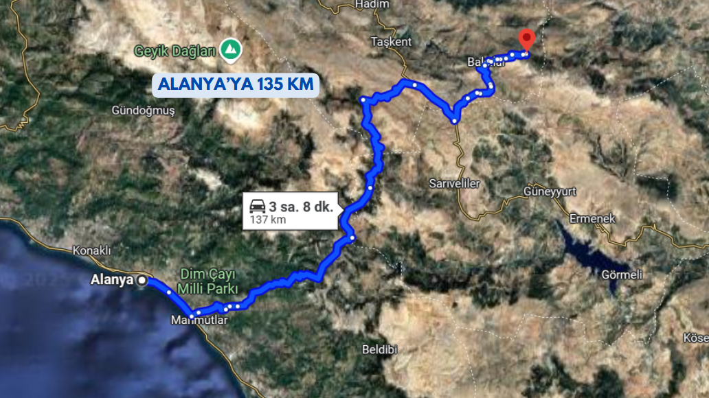 KONYA HADİM GÖYNÜKKIŞLA KÖYÜNDE 3.022 M² TARLA SATILIKTIR. - KONYA HADİM fotoğraf 9